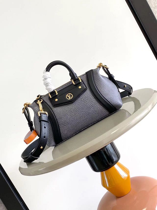 Louis vuitton original calfskin nano LV biker M14623 dark denim