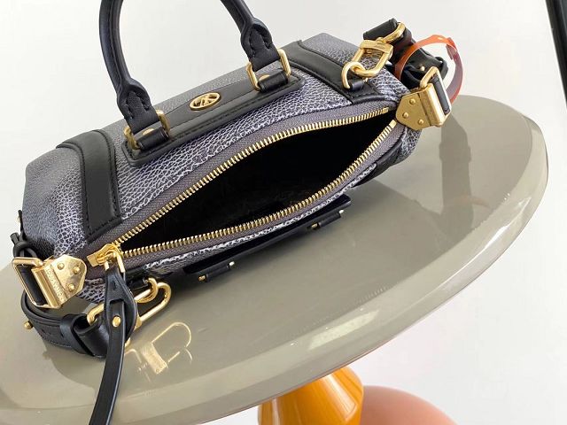 Louis vuitton original calfskin nano LV biker M14623 dark denim