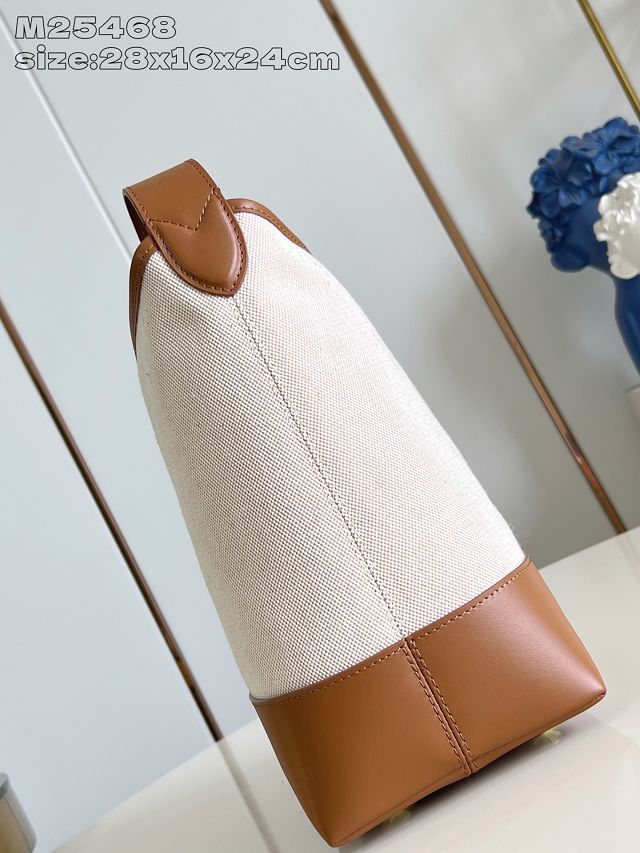 Louis vuitton original cotton low key hobo PM M25468 brown