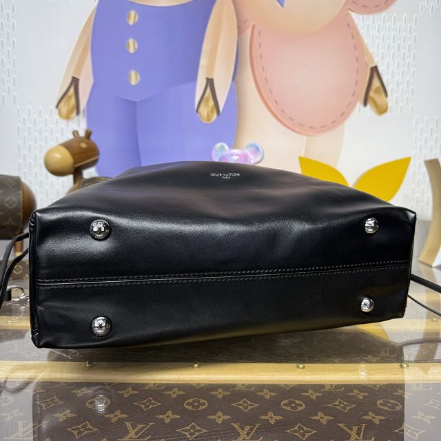 Louis vuitton original lambskin medium off duty backpack M25545 black