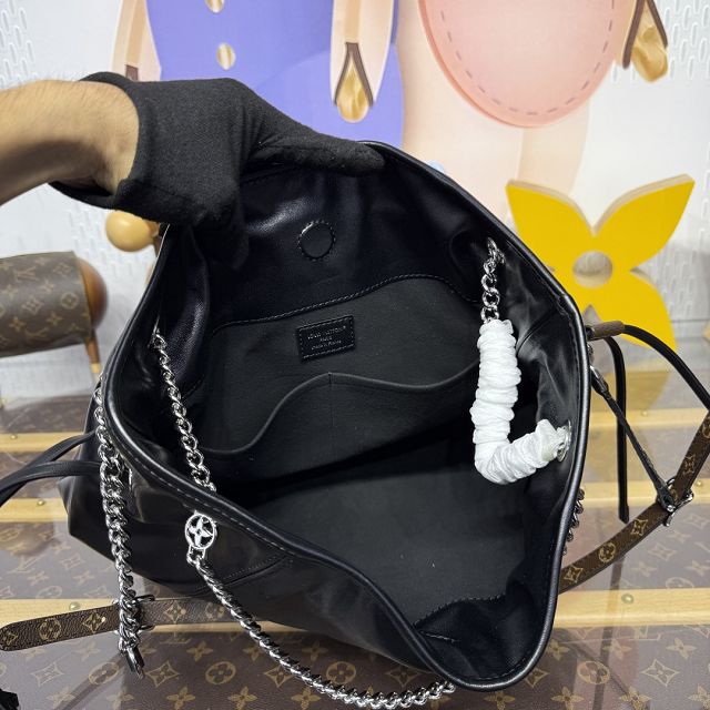 Louis vuitton original lambskin medium off duty backpack M25545 black