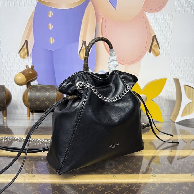 Louis vuitton original lambskin off duty backpack M25522 black