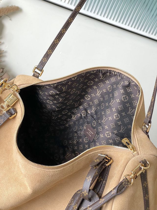 Louis vuitton original suede calfskin express travel GM M26451 brown