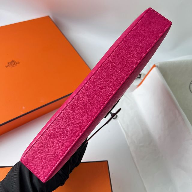 Hermes original chevre leather kelly elan KE0028-5 rose mexico