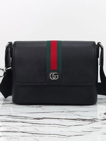 GG original calfskin ophidia medium messenger bag 834467 black