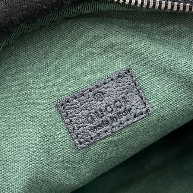 GG original calfskin ophidia small belt bag 839106 black