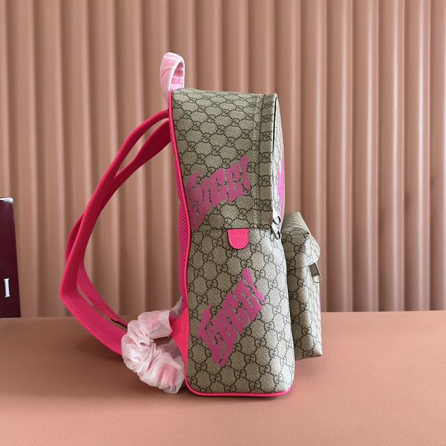 GG original fabric ophidia medium backpack 834466 pink