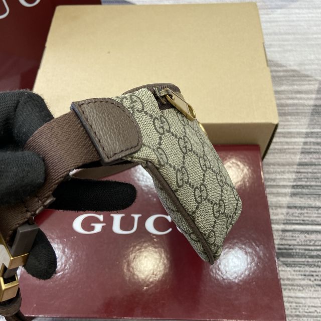 GG original fabric ophidia small belt bag 839106 brown