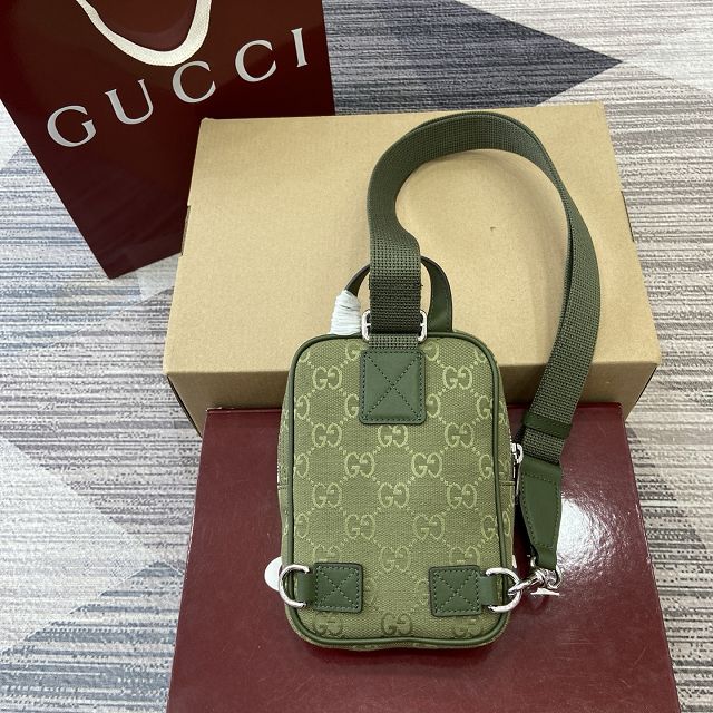 GG original canvas mini slingbag 834258 green