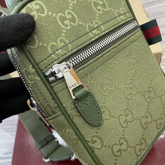 GG original canvas mini slingbag 834258 green