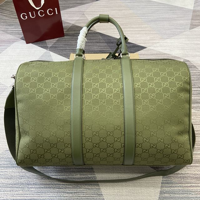 GG original canvas canvas large duffle bag 834793 green