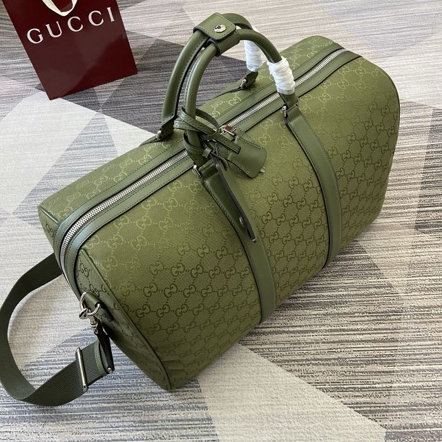 GG original canvas canvas large duffle bag 834793 green