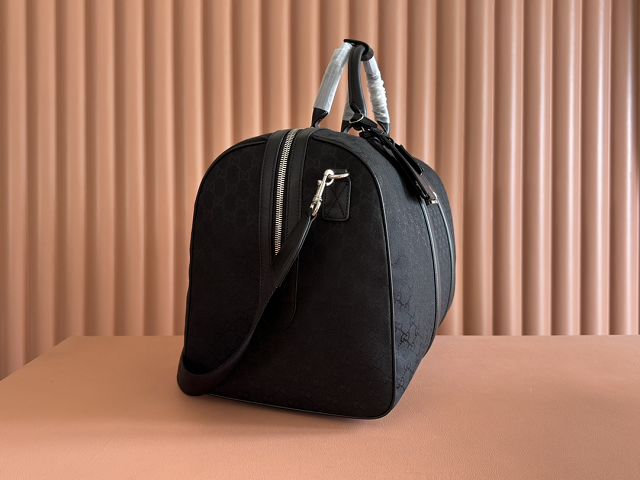 GG original canvas canvas medium duffle bag 834457 black