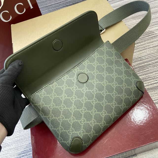 GG original fabric belt bag 792091 green