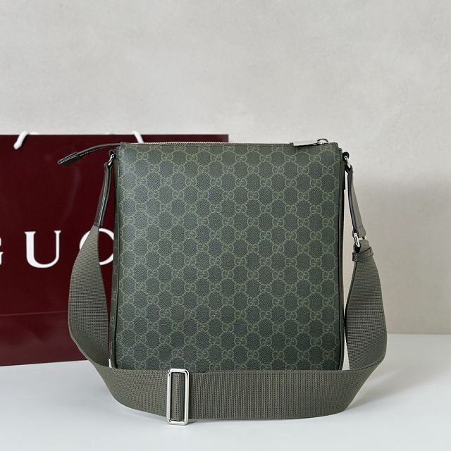 GG original fabric meidum messenger bag 792081 green