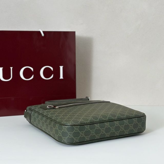 GG original fabric meidum messenger bag 792081 green