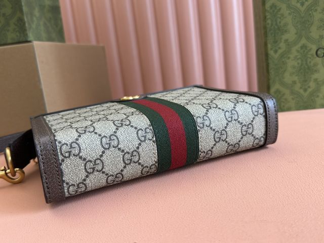 GG original fabric ophidia mini shoulder bag 795467 brown