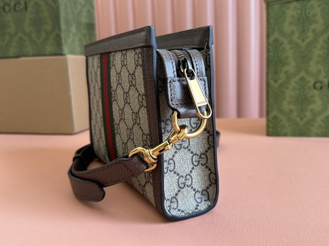 GG original fabric ophidia mini shoulder bag 795467 brown