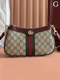 GG original fabric ophidia small shoulder bag 841341 bordeaux