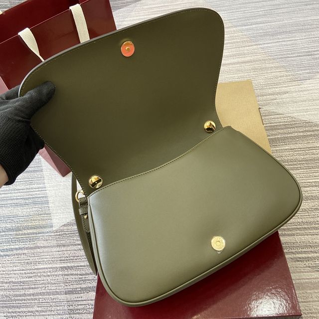 GG original calfskin blondie large top handle bag 815716 green