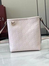 GG original calfskin emblem nano bucket bag 847090 pink