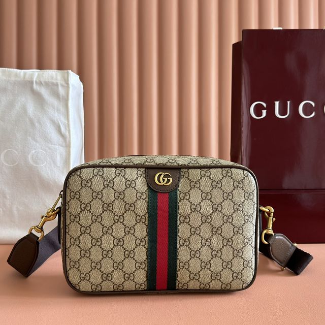 GG original fabric ophidia medium crossbody bag 834468 brown