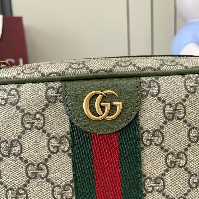 GG original fabric ophidia medium crossbody bag 834468 green