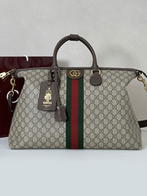 GG original fabric savoy medium duffle bag 834469 brown