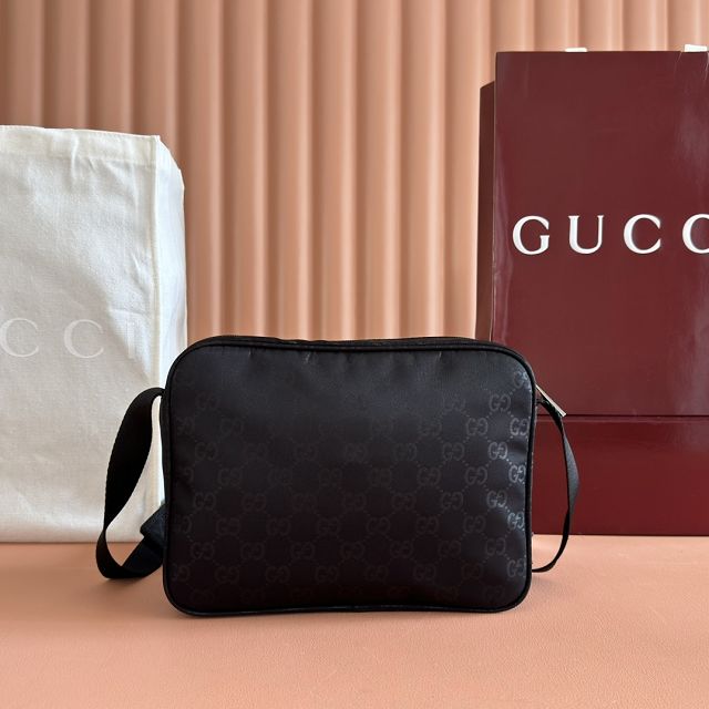 GG original nylon nexus small crossbody bag 834475 black