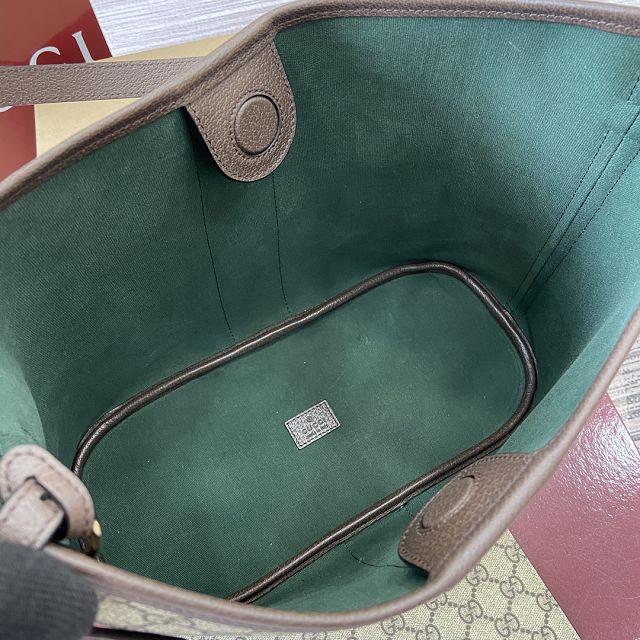 GG original fabric ophidia large shoulder bag 836871 brown