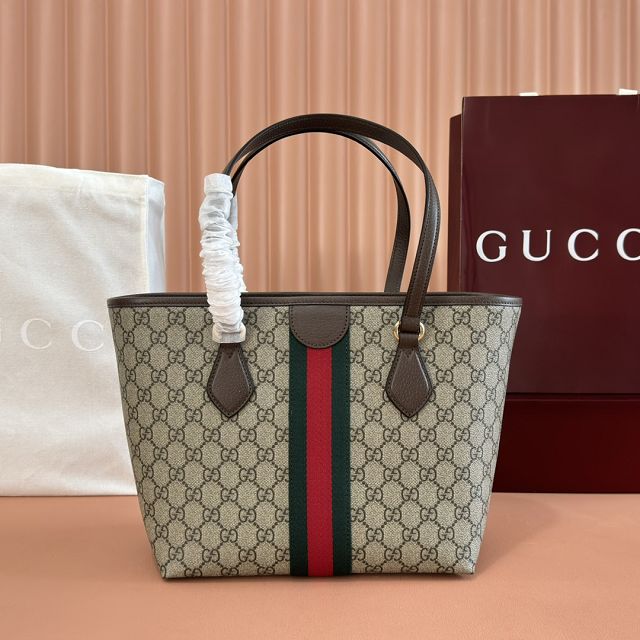 GG original fabric ophidia medium tote bag 836831 brown
