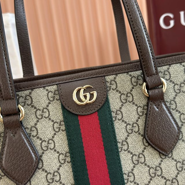 GG original fabric ophidia medium tote bag 836831 brown