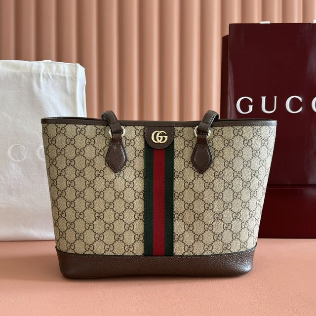 GG original fabric ophidia medium tote bag 836849 brown