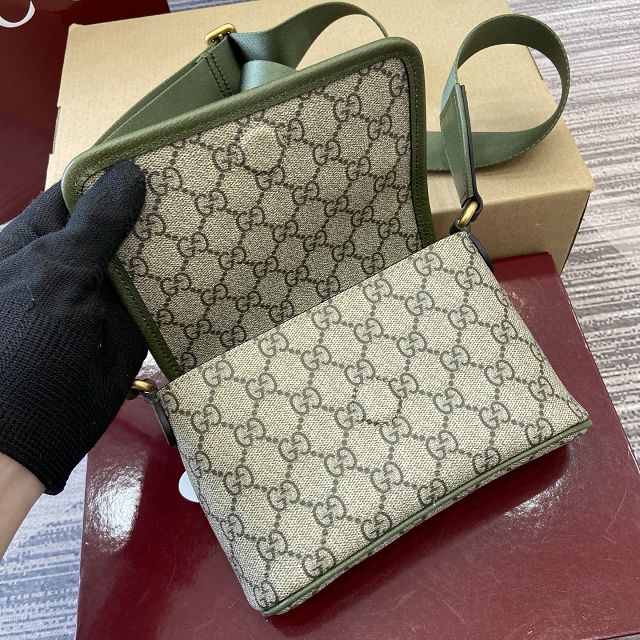 GG original fabric ophidia mini bag 838599 green