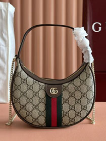 GG original fabric ophidia small shoulder bag 838463 brown