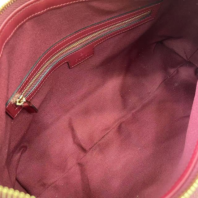 GG original calfskin emblem medium shoulder bag 847449 bordeaux