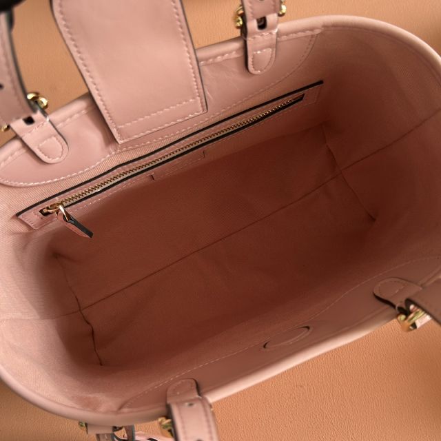 GG original calfskin emblem medium tote bag 847456 pink