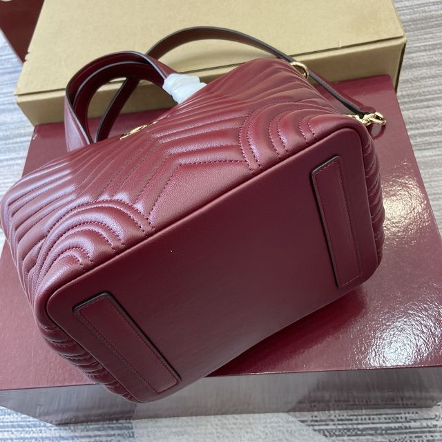 GG original lambskin betty small tote bag 847386 bordeaux