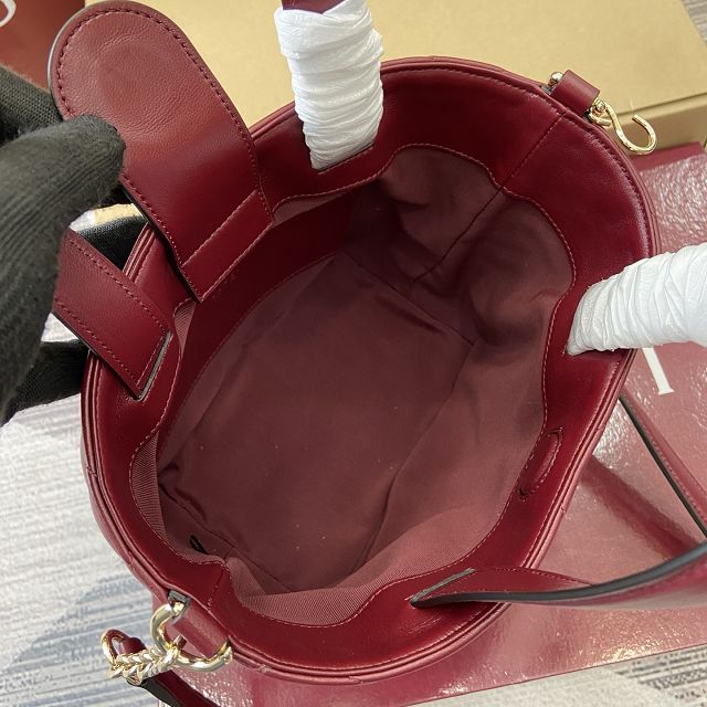 GG original lambskin betty small tote bag 847386 bordeaux