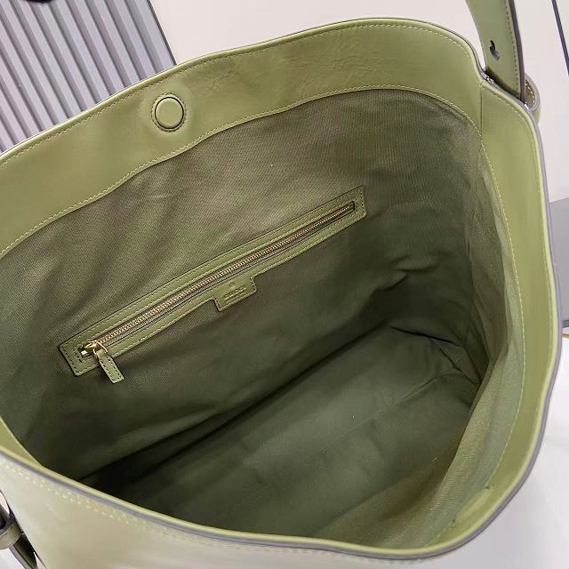 GG original calfskin beatrix large tote bag 850546 green