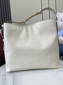 GG original calfskin beatrix large tote bag 850546 white