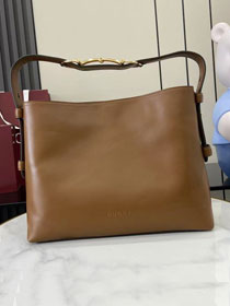 GG original calfskin beatrix medium tote bag 850926 brown