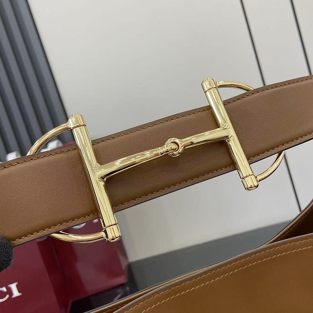 GG original calfskin beatrix medium tote bag 850926 brown