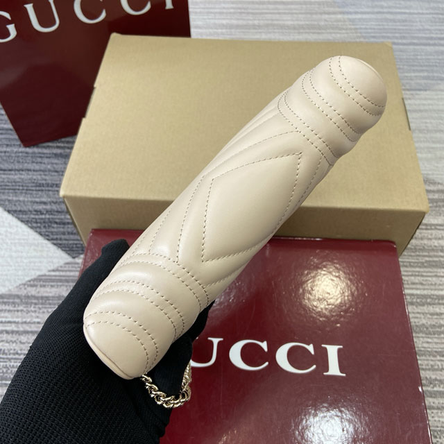 GG original calfskin marmont small shoulder bag 847589 light pink