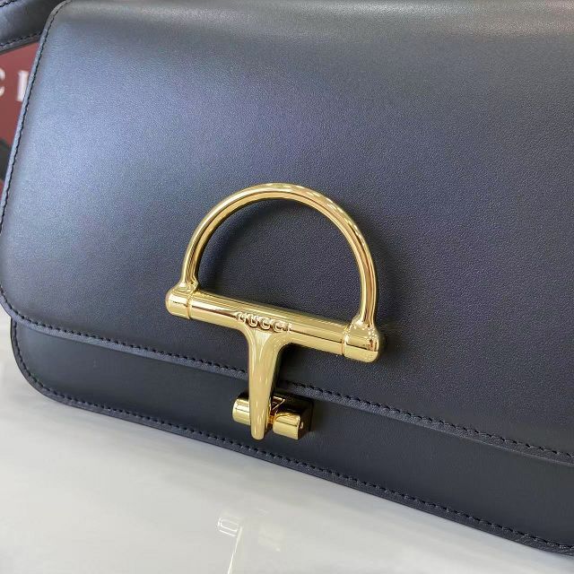 GG original calfskin siena small shoulder bag 846705 black