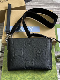 GG original calfskin small messenger bag 761747 black