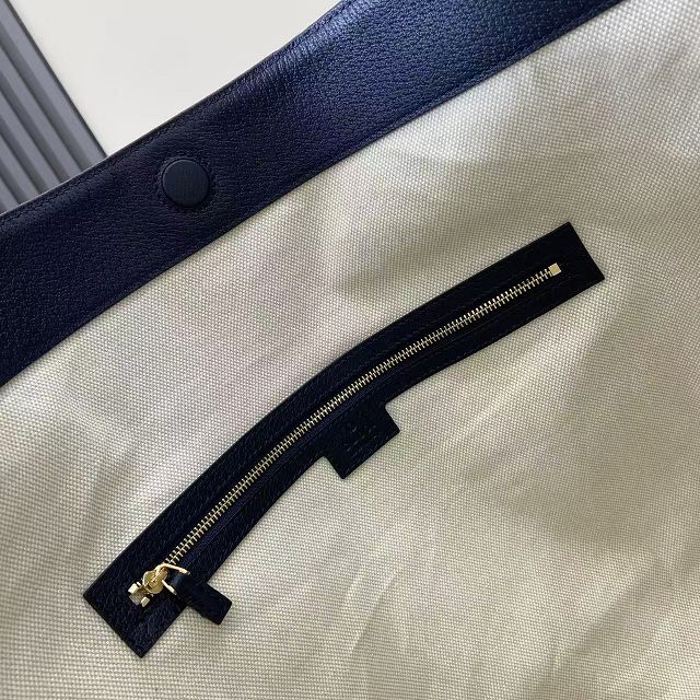 GG original denim beatrix large tote bag 850546 blue