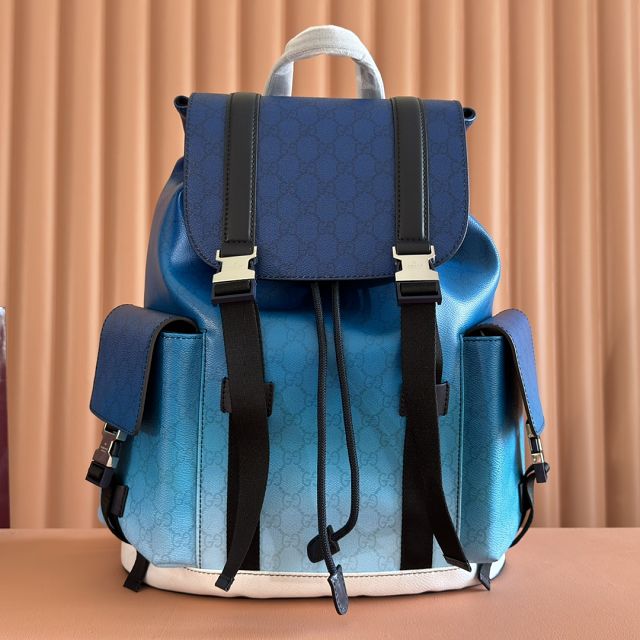GG original fabric chroma large backpack 792080 blue