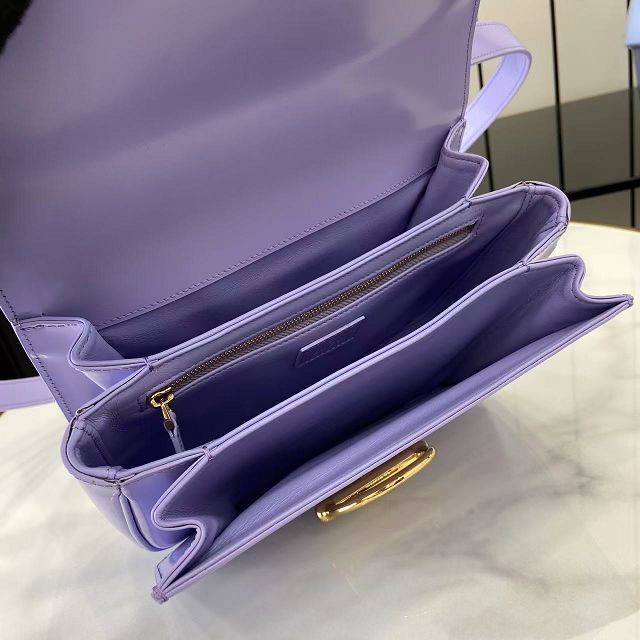 GG original patent calfskin siena small shoulder bag 846705 purple