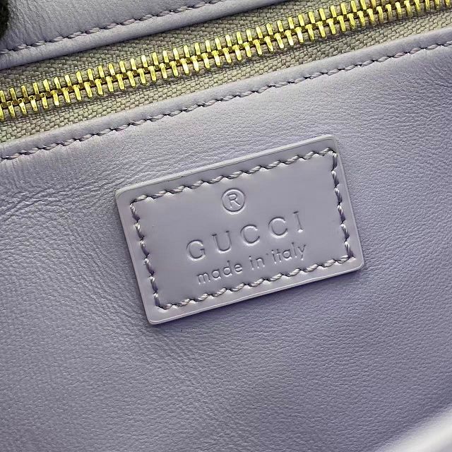 GG original patent calfskin siena small shoulder bag 846705 purple